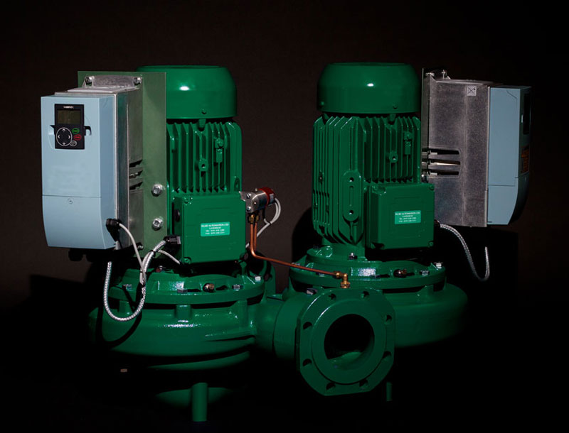 variable speed twin in-line pumps