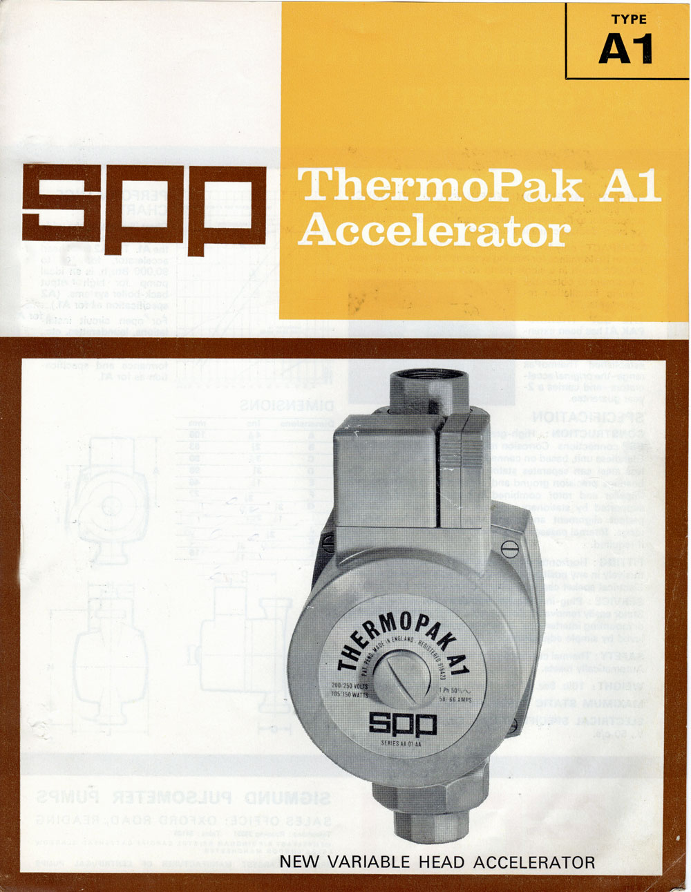 sigmund pulsometer pumps - thermopak A1 glandless circulators